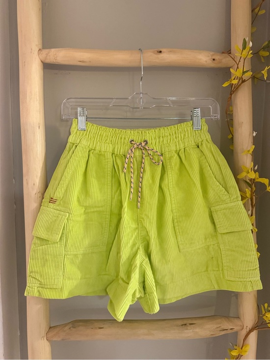 Urban Outfitters Pants - Urban Outfitters BDG Lime Green Corduroy Cargo Shorts